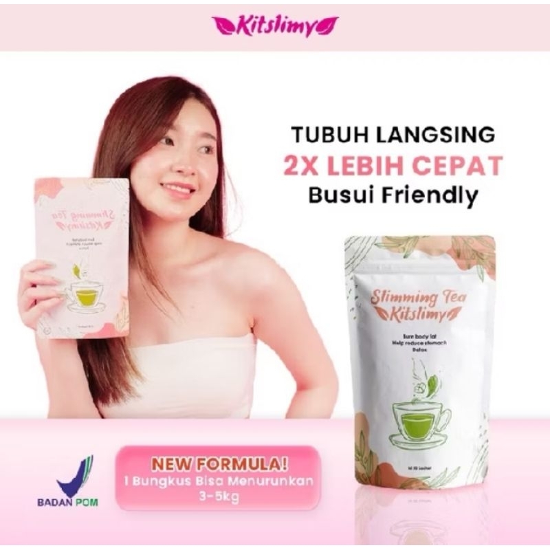Kitslimy Slimming Tea | Teh Pelangsing Herbal Aman Untuk Busui By Kitslimy