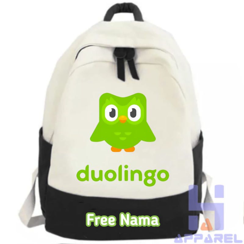 TAS RANSEL ANAK DUOLINGO KARAKTER