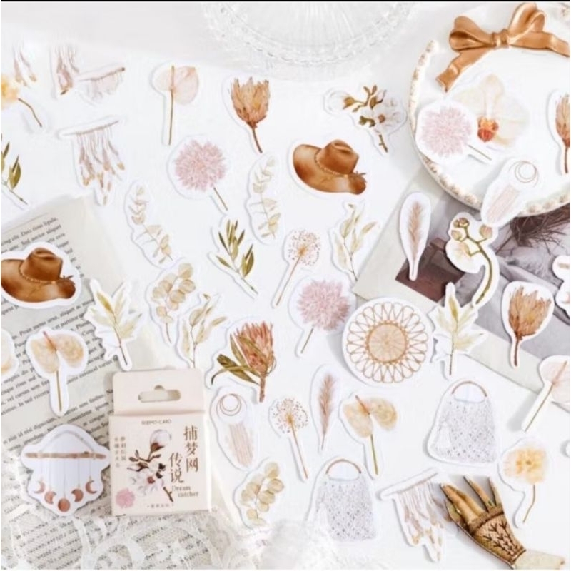 

46pcs DREAM CATCHER Deco DIY Scrapbook Stiker Jurnal Diary Planner