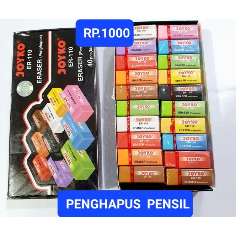 

PENGHAPUS PENSIL JOYKO WARNA RAMDOM