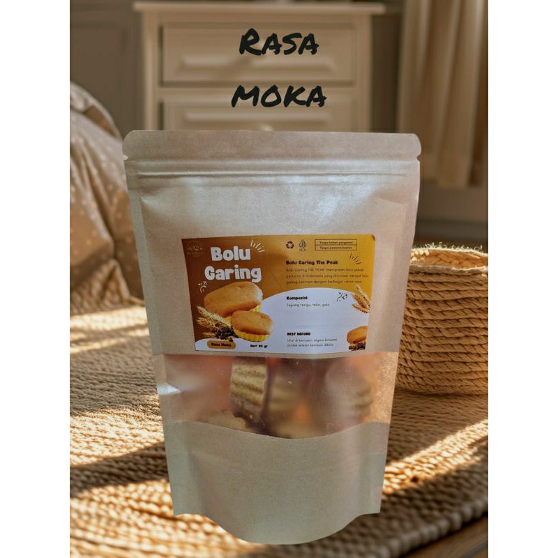 

Bolu kering 90 gram rasa Mocca / Camilan bolu garing moka / Snack bolu kering 90 gram rasa Moka / camilan bolu kering moka