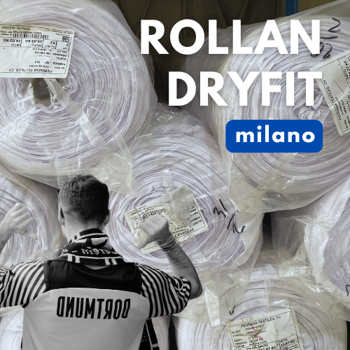 Kain Jersey Dryfit Milano 72" 150 - 160 GSM Jersey Dryfit 1 ROLL  Perdana Textile
