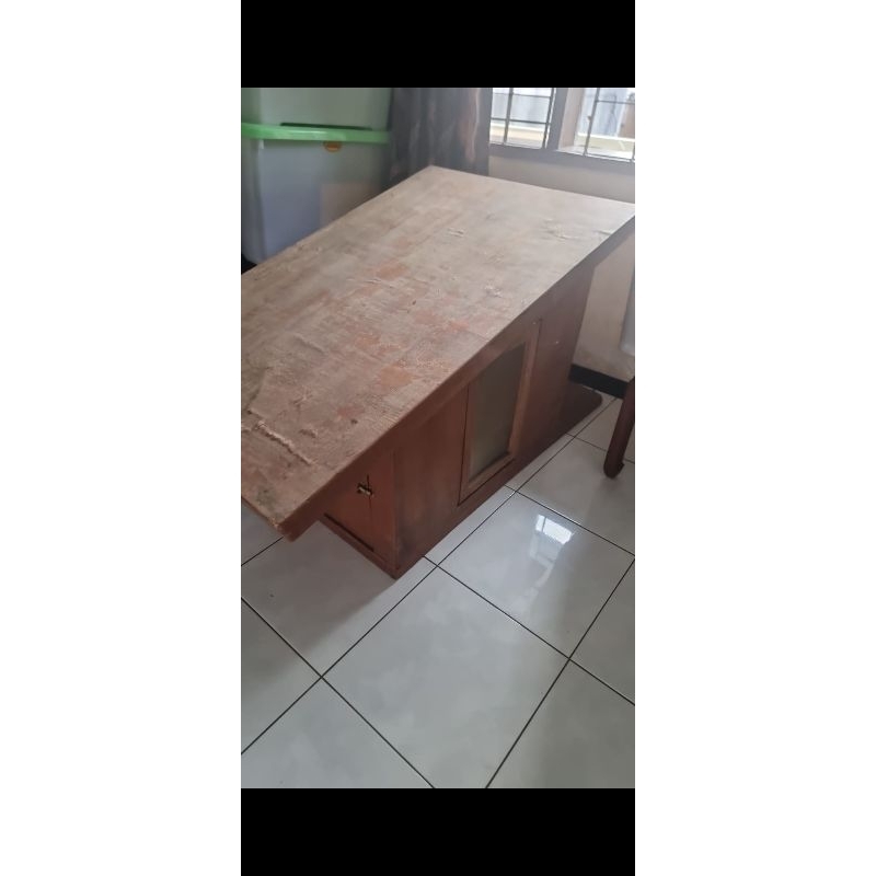 kandang anjing kayu preloved