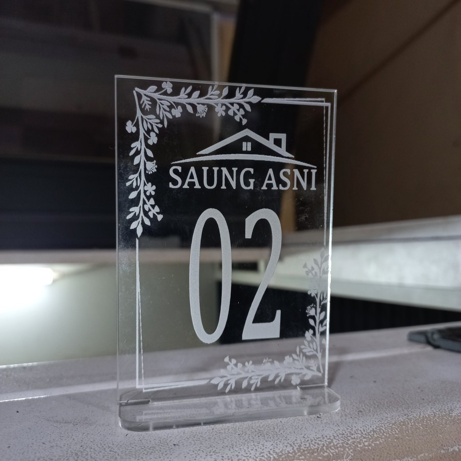 

Termurah Nomor meja acrylic