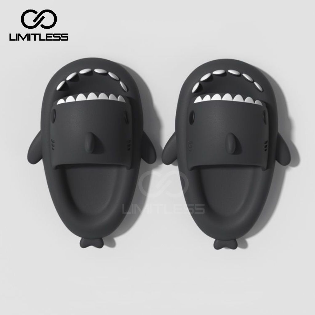 Sendal Hiu Pria Dewasa Kekinian Sandal Hiu Slip On Ringan Empuk Sandal Ikan Baby Shark Keren Terbaru