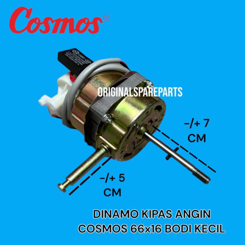DINAMO KIPAS ANGIN MERK COSMOS 16 SN TWINO / MESIN KIPAS ANGIN COSMOS DUDUK BERDIRI 16 INCH
