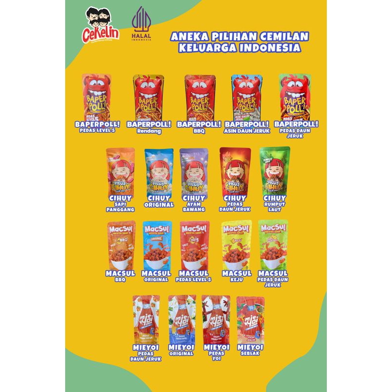 

SNACK VIRAL CEKELIN camilan keluarga berbagai macam varian rasa