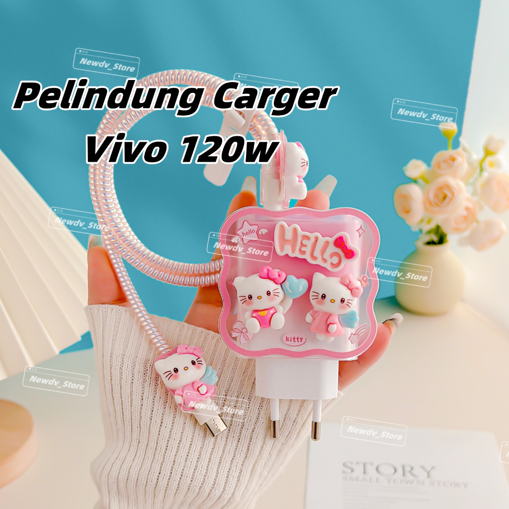 Pelindung Kabel Carger Vivo120w  Adaptor Pelindung Kepala Carger Pelindung Kabel Charger Case Charge