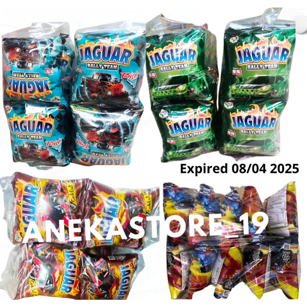 

SNACK CIKI JAGUAR Berhadiah [ 1 PACK ISI 10 bUNGKUS] CHIKI-CHIKI KEMASAN 20gr CIKI BERHADIAH UANG/PERHIASAN BILA BERUNTUNG