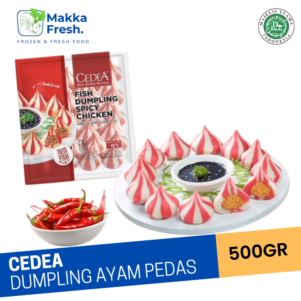 

cedea dumpling ayam pedas 500 gram