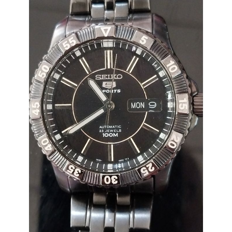 SEIKO 5 SPORTS SNZJ29K1 Automatic cal 7S36-05B0 Jam Tangan Pria second 1155