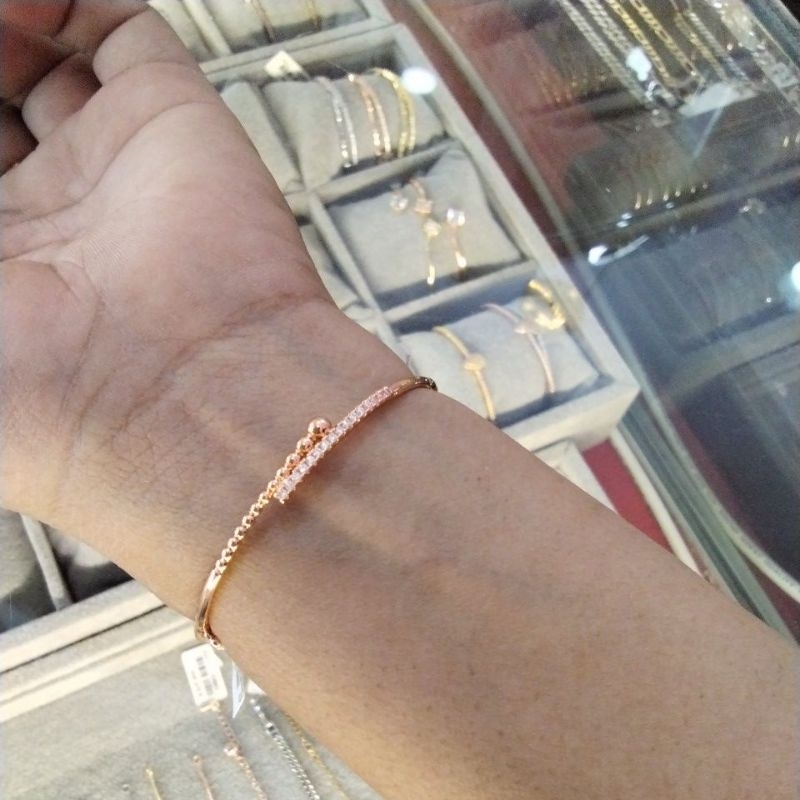 gelang replika permata berlian