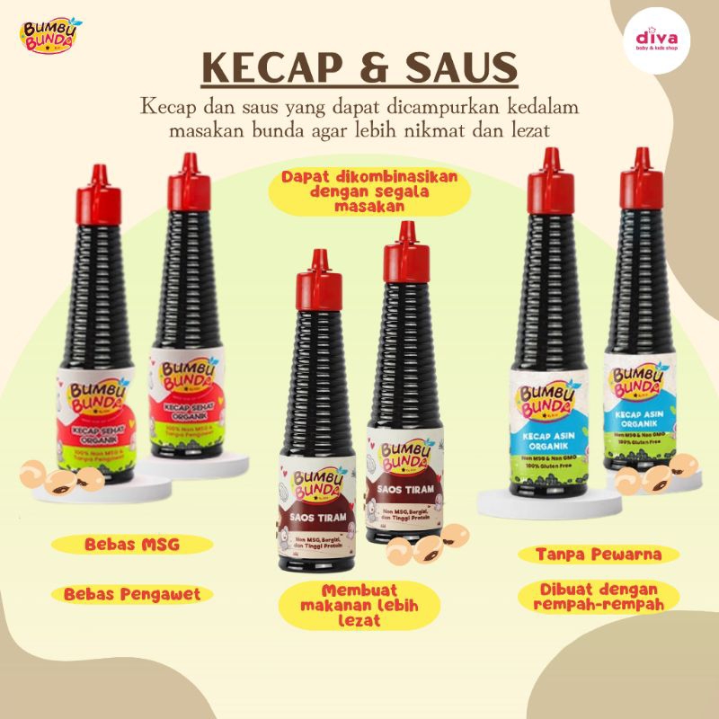 

Kecap Dan Saus Bumbu Bunda Elia