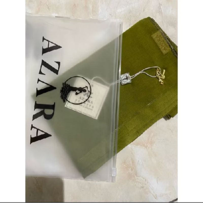 SEGI EMPAT AZARA VOAL JAHIT TEPI FREE POUCH