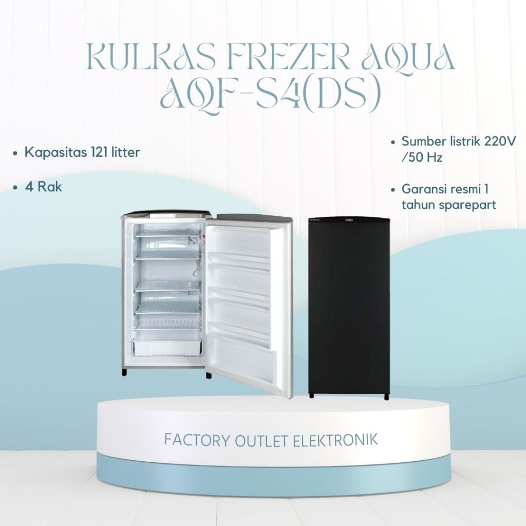 AQUA Freezer 4 Rak AQF S4(DS)