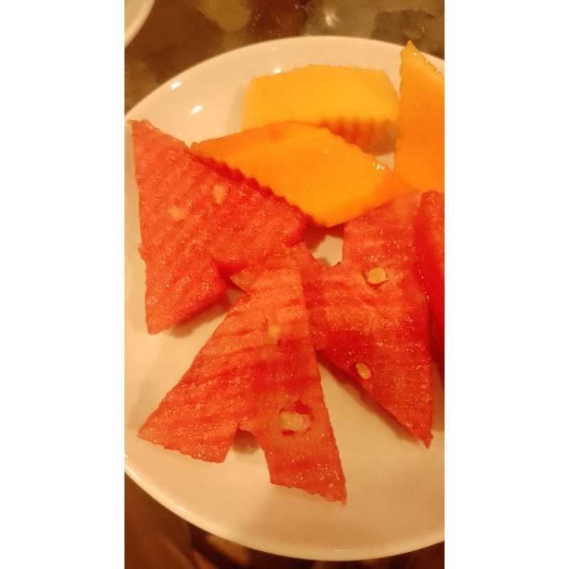 

buah potong segar semangka