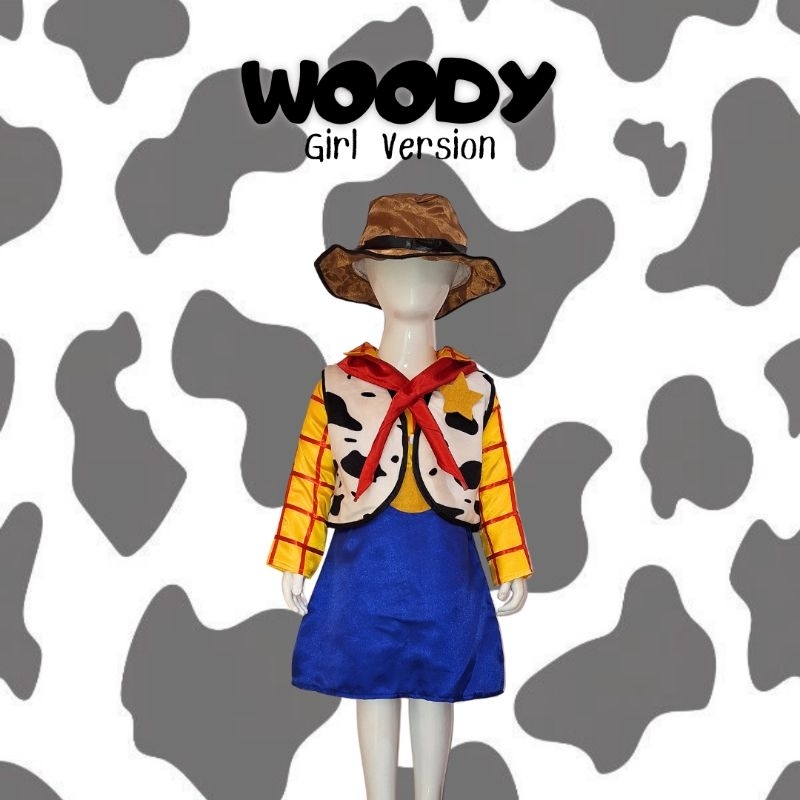 Kostum Woody Toy Story Untuk Perempuan | Woody From Toy Story Costume For Girl | Costume Cosplay