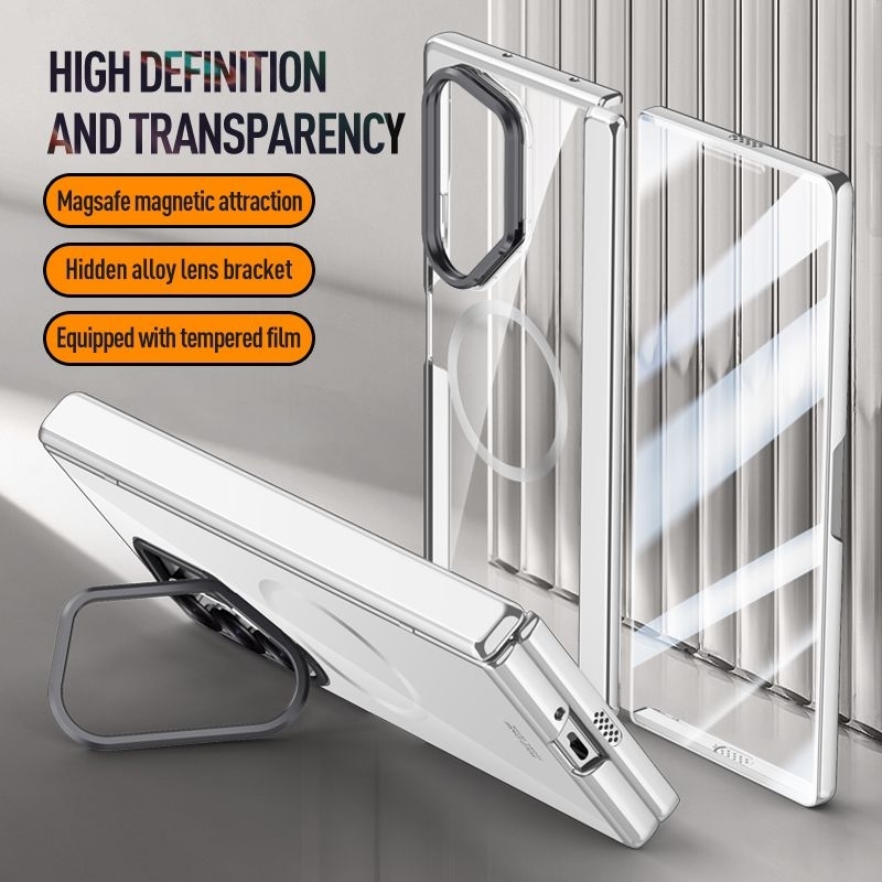 Casing Samsung Galaxy Z Fold 6 Fold6 5G Full Body Cover Protective Magsafe Hard Case Ring Camera Sta