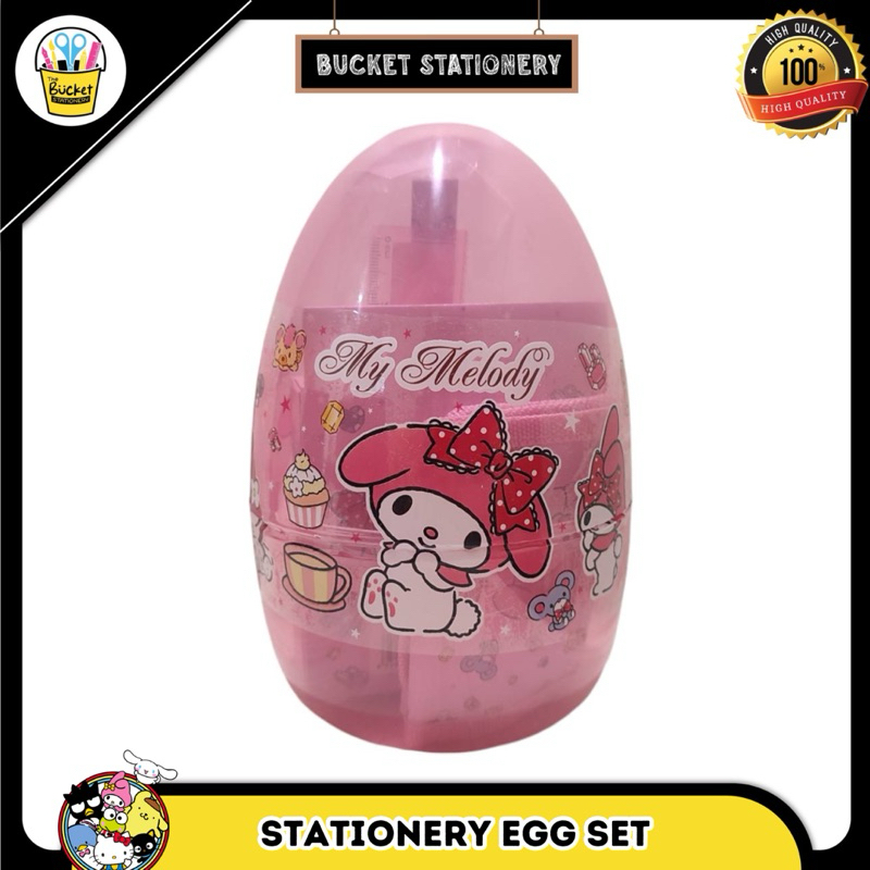 

Stationery Egg Set BJ-1076-18 Set Alat Tulis Anak