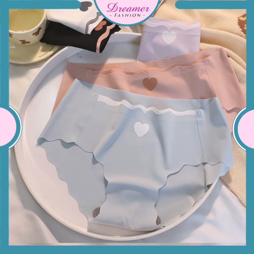 DF CD502 Celana Dalam Wanita Es Sutra Seamless wanita sorex CD