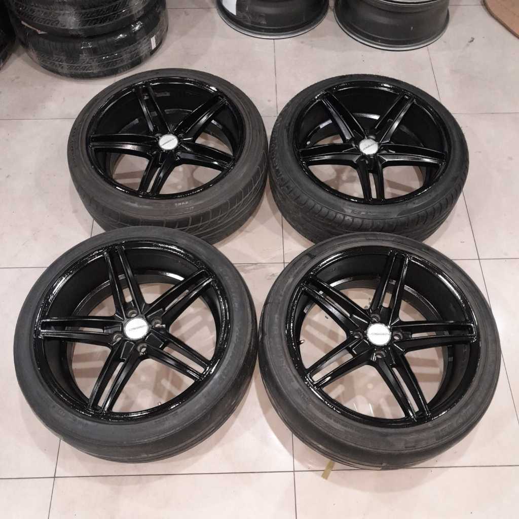 Velg Mobil Bekas Murah Racing Vossen Ring 17 Lebar 7,5 Pcd 4x100