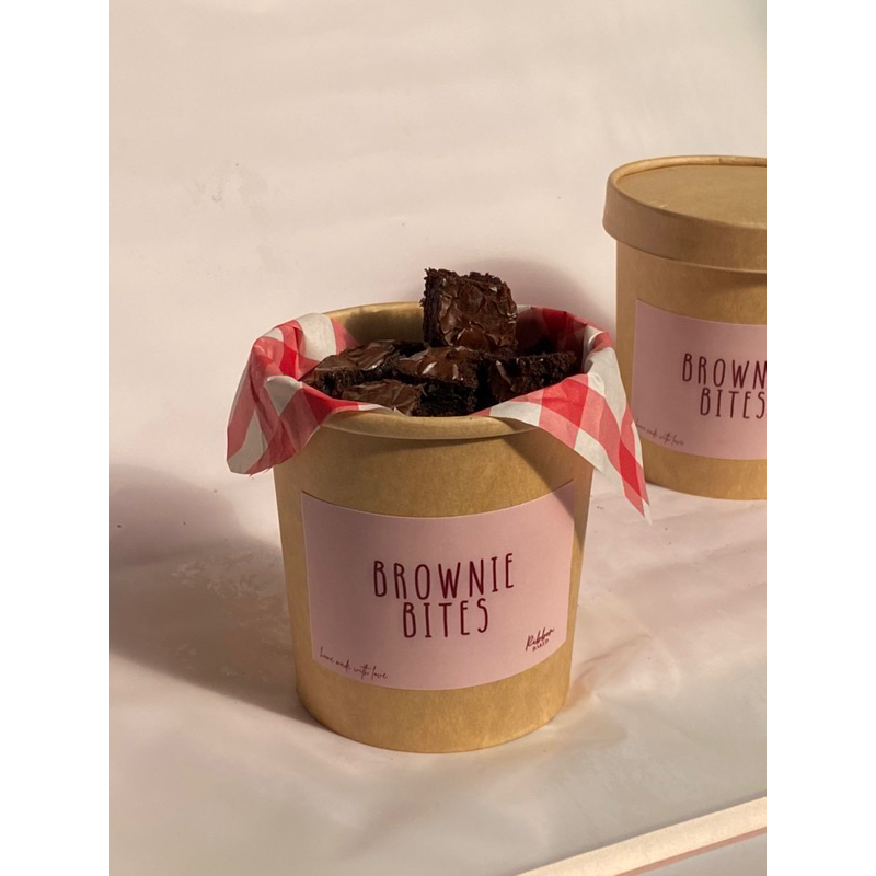 

original brownie bites (isi 20 bites)