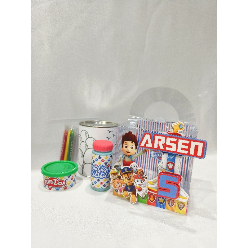 

Pawpatrol mini hampers ( hampers ulangtahun)
