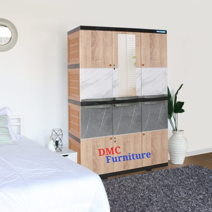 Lemari Baju 3 Pintu Plastik Lemari Pakaian Plastik 3 Pintu Bandung