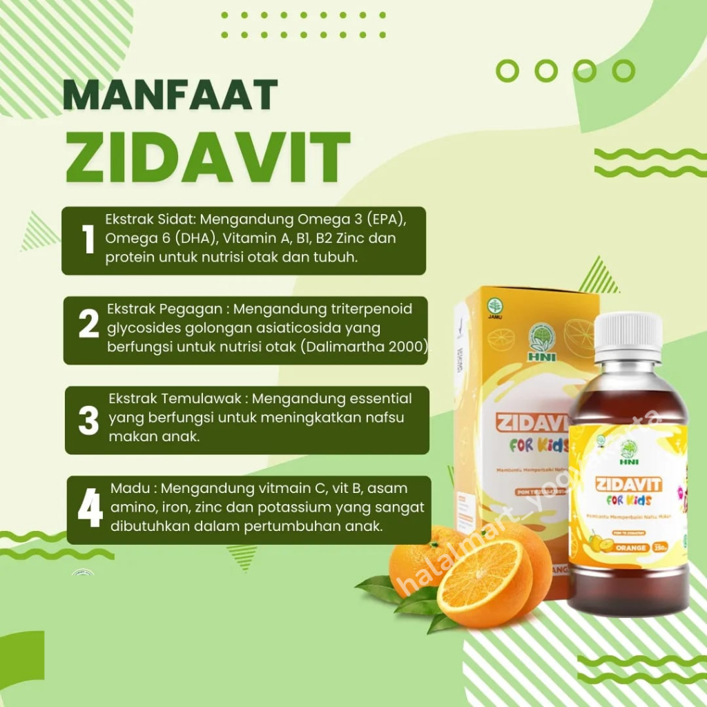 

MEMBANTU MEMPERBAIKI NAFSU MAKAN- ZIDAVIT