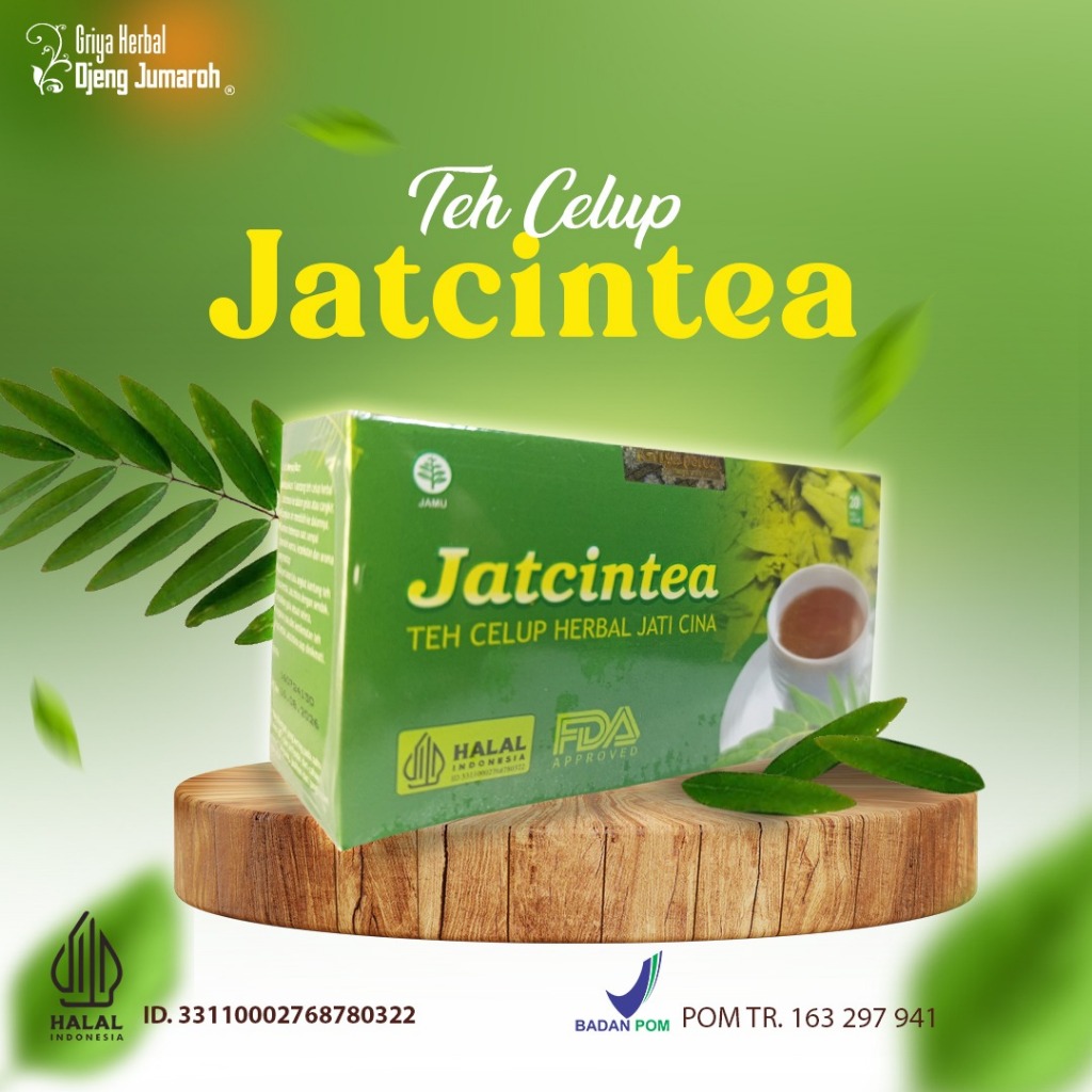 

Teh Jatcintea Jati Cina isi 20 kantong membantu mengurangi lemak tubuh