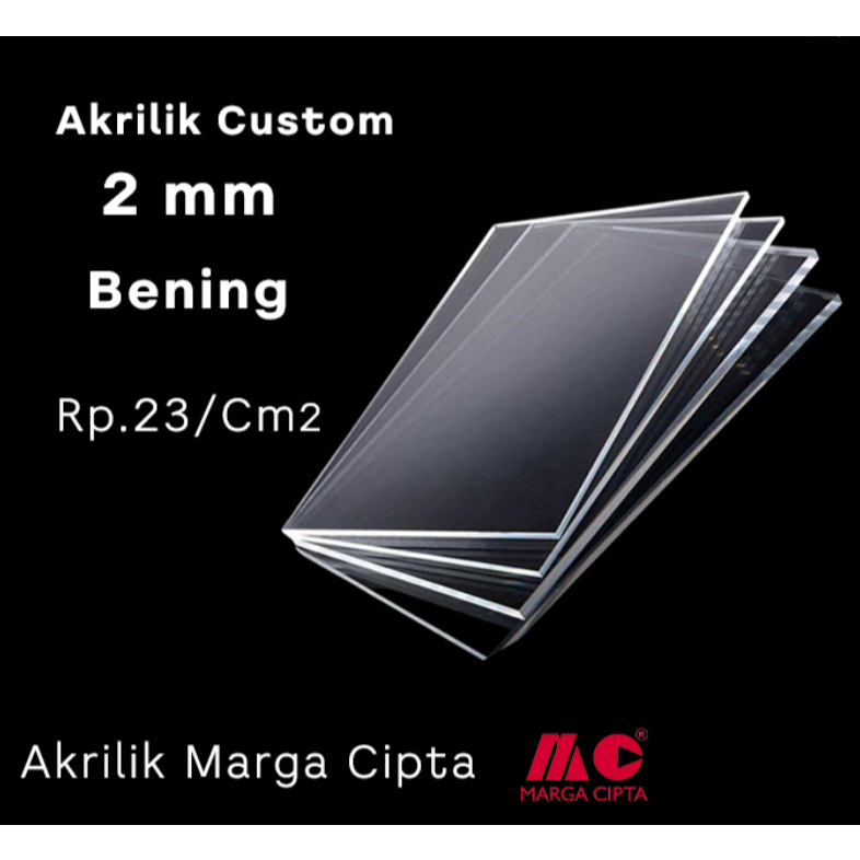 

Akrilik Sheet Custom Lembaran 2mm Marga Cipta