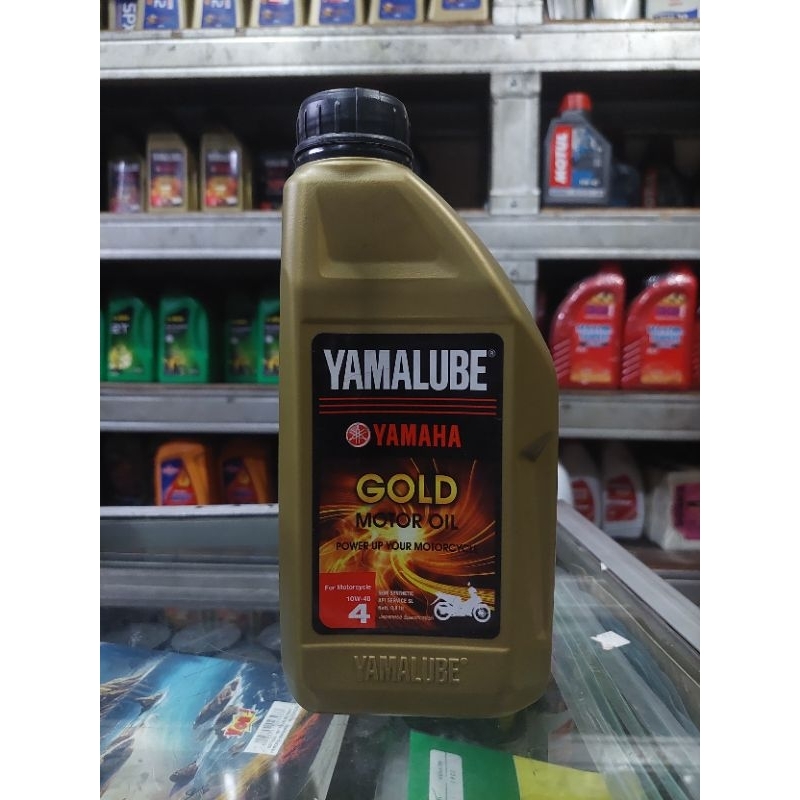 OLI YAMALUBE GOLD 10W-40 0.8L API SERVICE SL ORIGINAL BENGKEL MURAH BERKUALITAS