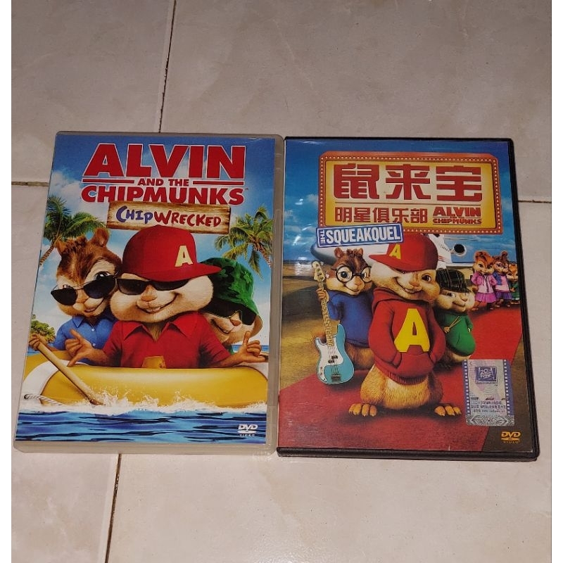 dvd original ALVIN AND THE CHIPMUNKS-Chipwrecked dan ALVIN AND THE CHIPMUNKS-The Squeakquel