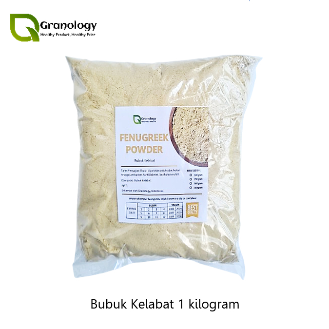 

Bubuk Klabat / Kelabat / Fenugreek Powder (1 kilogram) by Granology