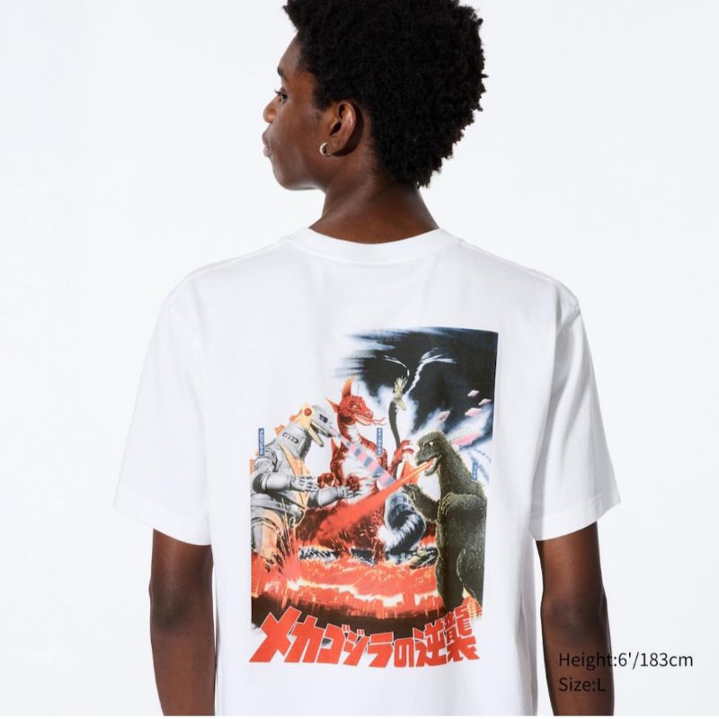 UT Godzilla Lengan Pendek Uniqlo | Godzilla Short Sleeve UT Uniqlo| jastip Uniqlo
