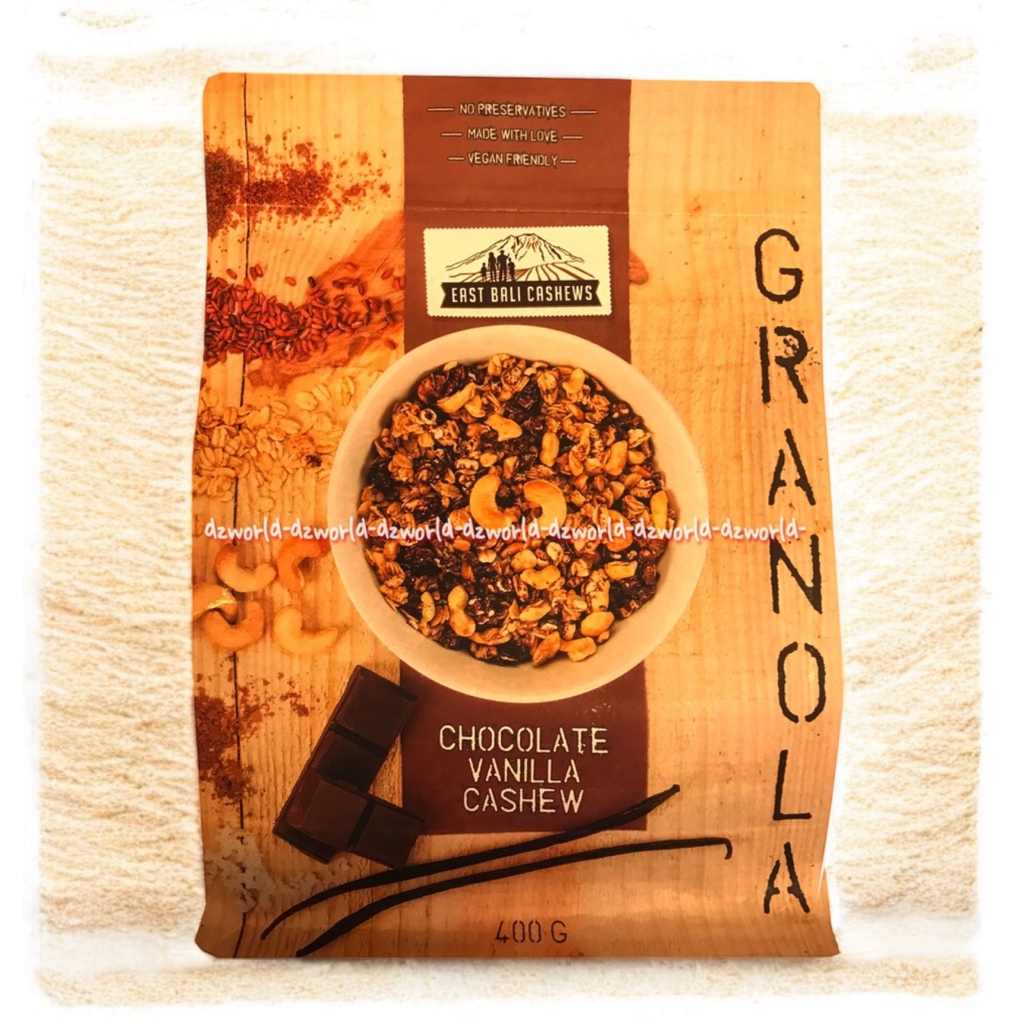 

East Bali Cashews 400gr Granola Chocolate Vanilla Cocok Untuk Sarapan Dan Diet 400 gram Eastbali