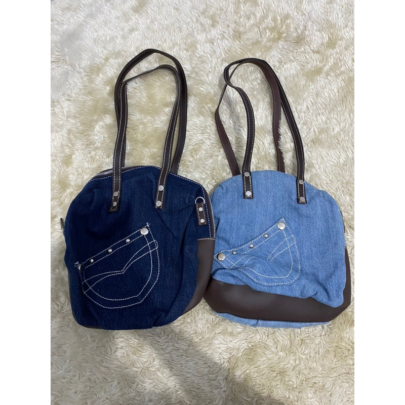 Tas Shoulder Bag Jeans | Jeans Bag | Tas Bahu Jeans | Tas Remaja | Tas Murah | Tas Jeans Korean Bag