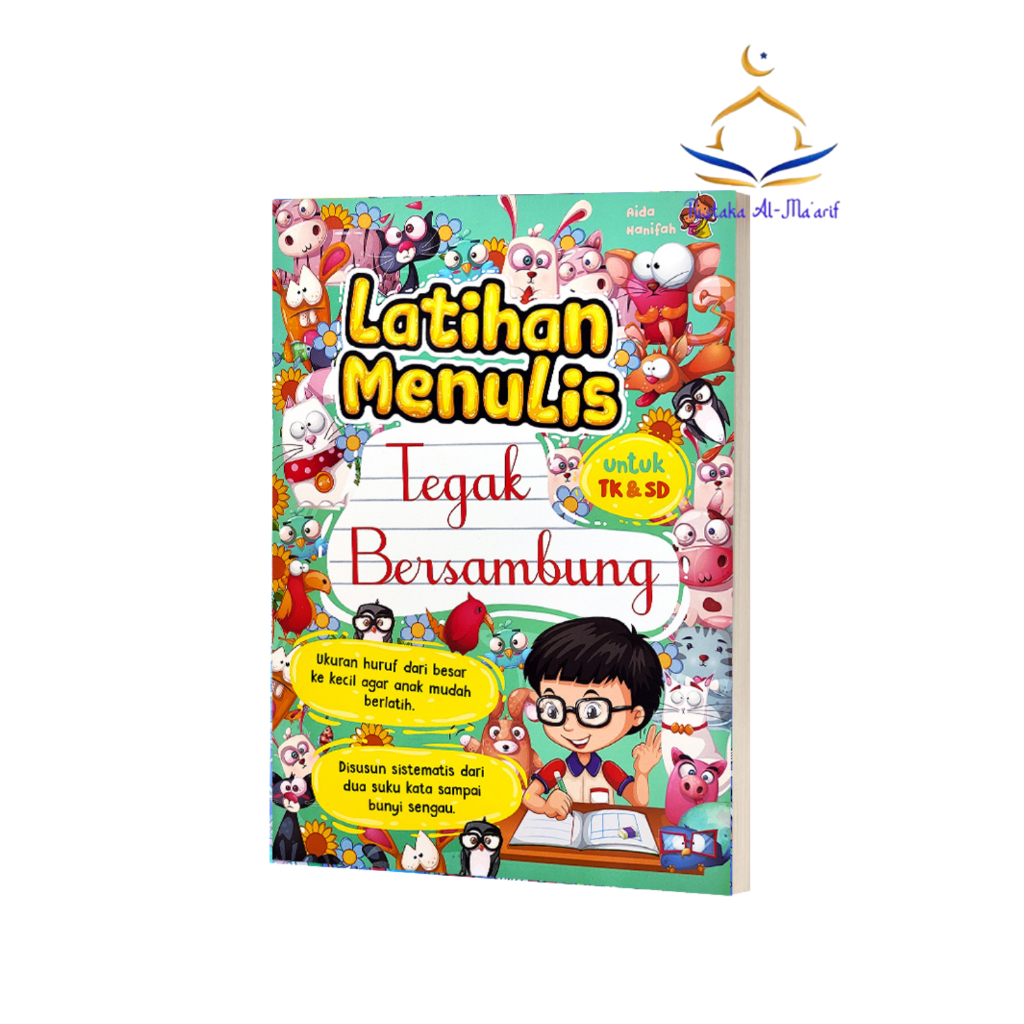 Buku Belajar Menulis Latihan Menulis Tegak Bersambung Untuk TK & SD