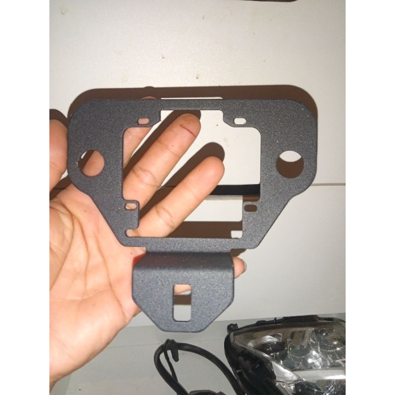 BRACKET LAMPU BILED NEW CB 150 R PROJIE AES KENZO VINYX CR7 2.5 INCH NEW CB 150 R