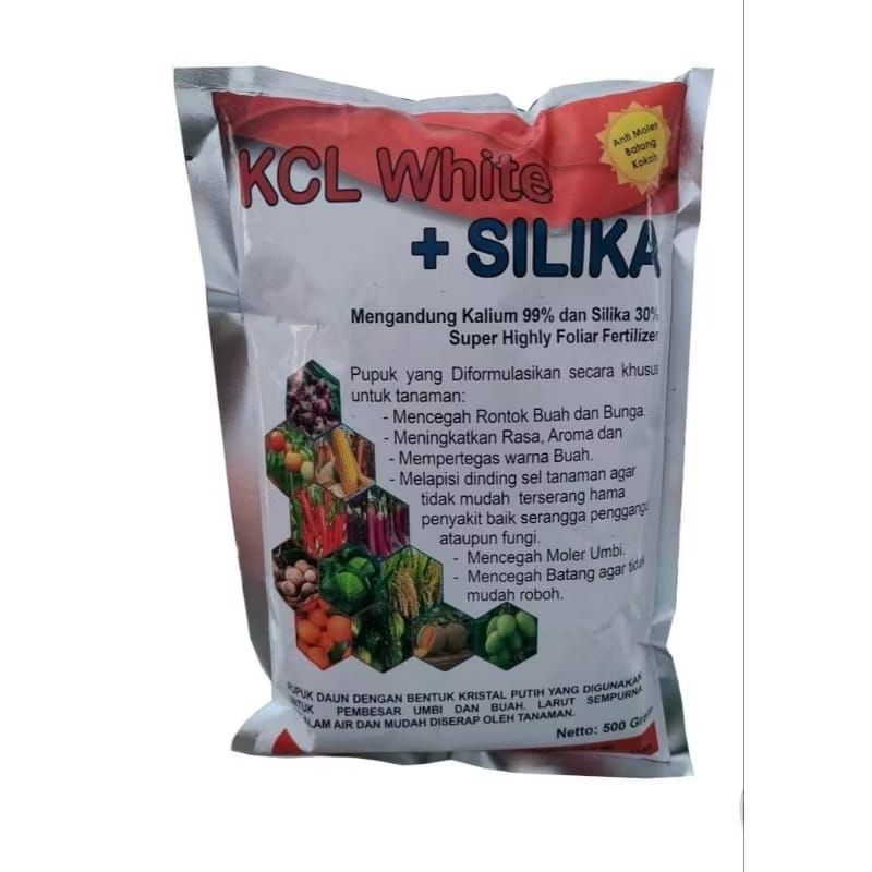 KCL WHITE PLUS SILIKA 1Kg MEMPERKUAT BATANG DAN ANTI REBAH