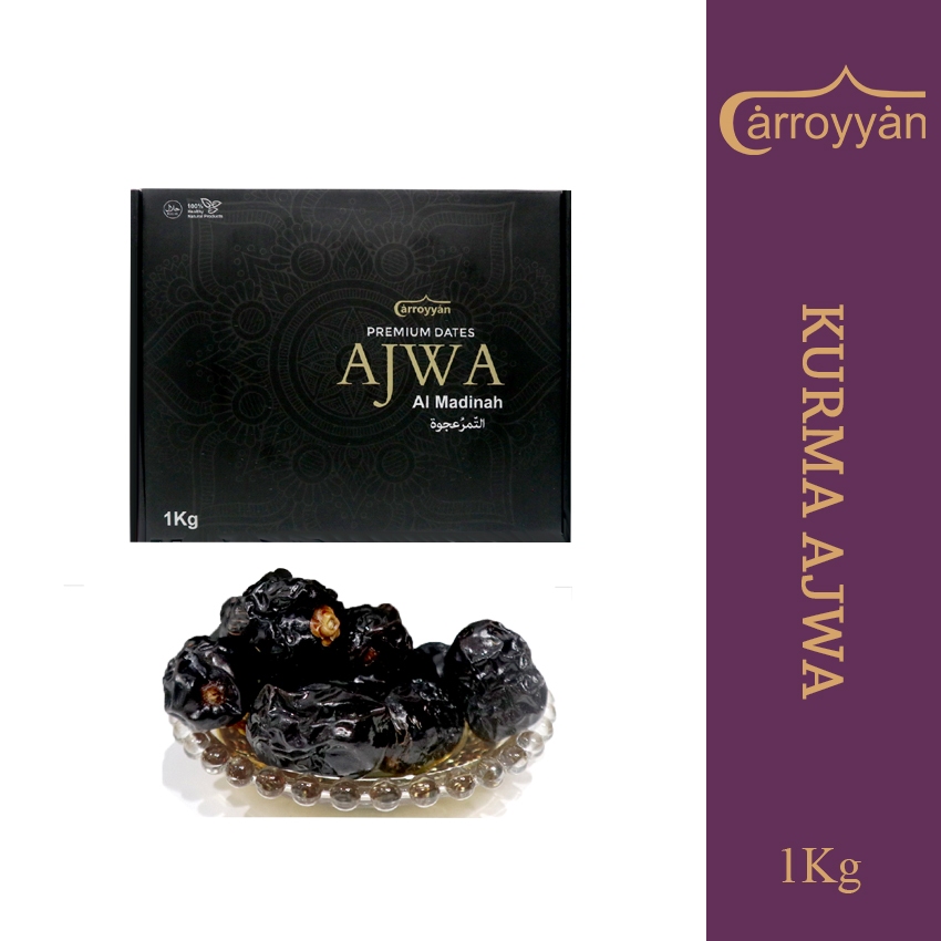 

KURMA AJWA PREMIUM AJWA DATES 250GR, 500GR, 1KG