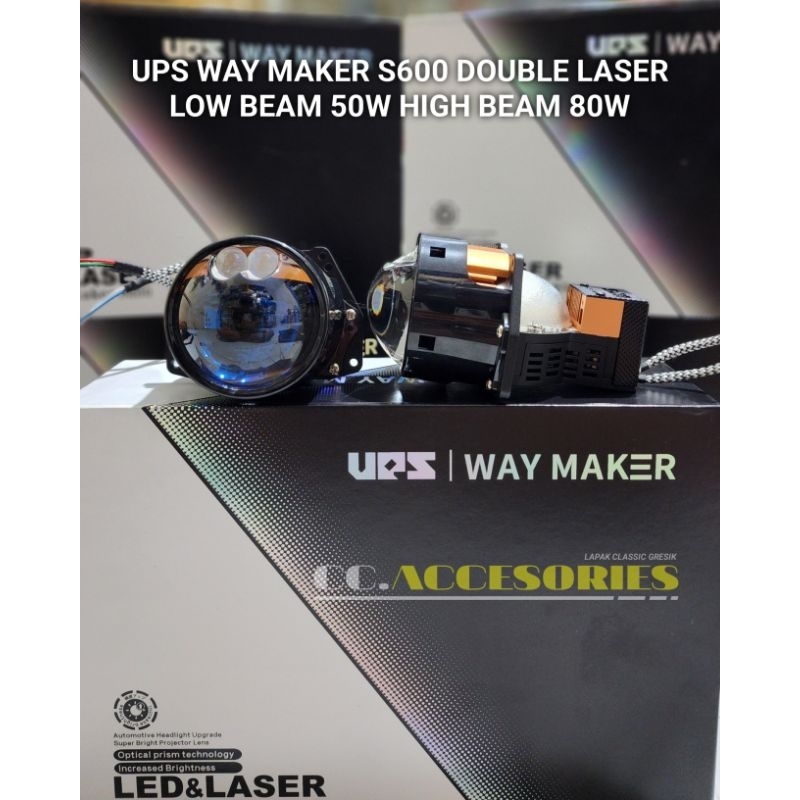 Biled UPS WAYMAKER WAY MAKER S600 Double Laser 80 Watt Bluelens Prism Technology