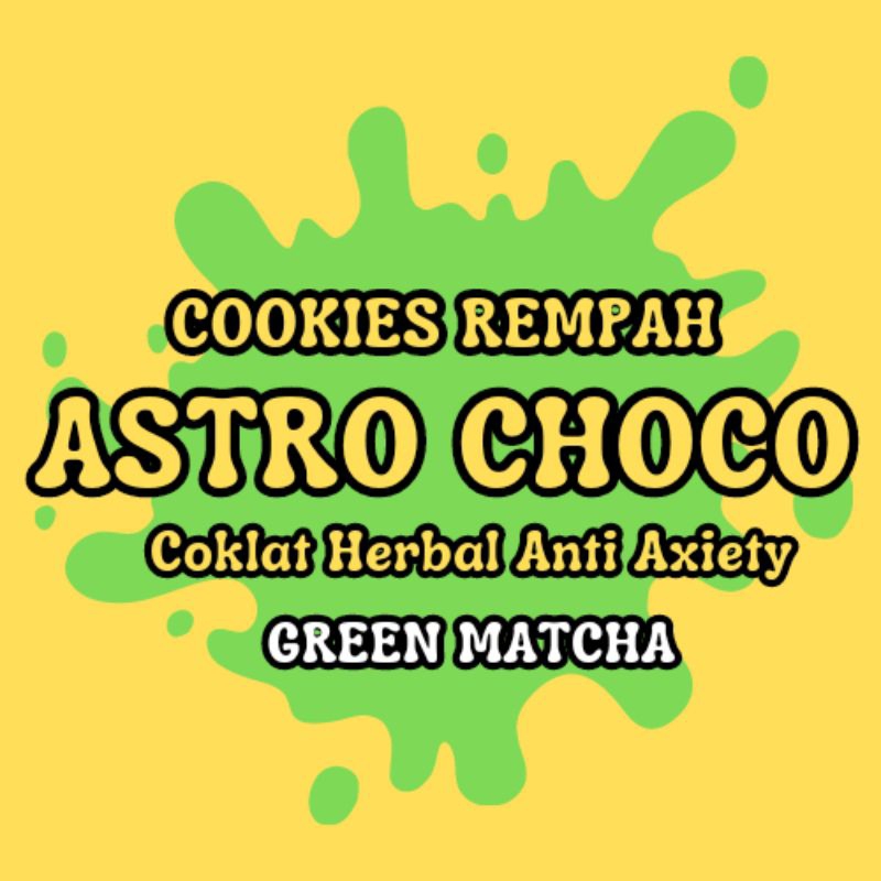 

ASTRO CHOCO ANTI ANXIETY GREEN MATCHA COKLAT HERBAL/COKLAT NUSANTARA/COOKIES REMPAH