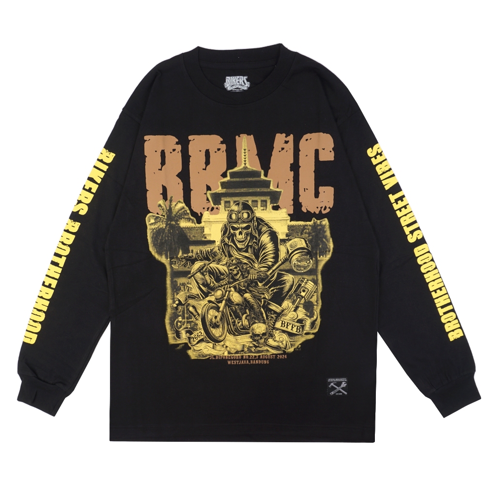 kaos panjang premium original  bikers brotherhood mc BBMC indonesia