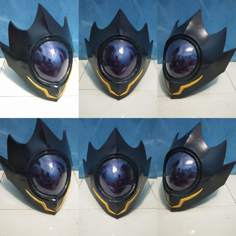 helmet cosplay zero dari anime code geass