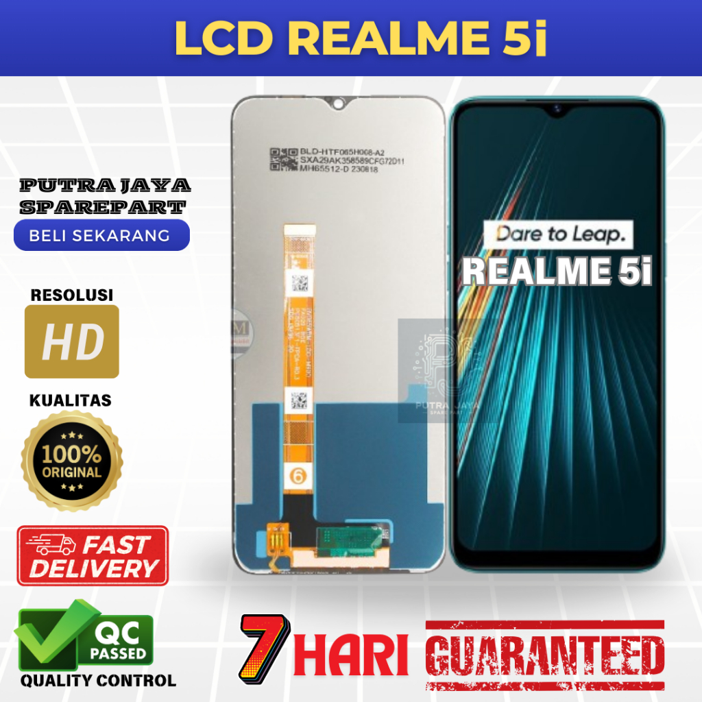 LCD REALME 5i / LCD TOUCHSCREEN REALME 5i RMX2030 2020