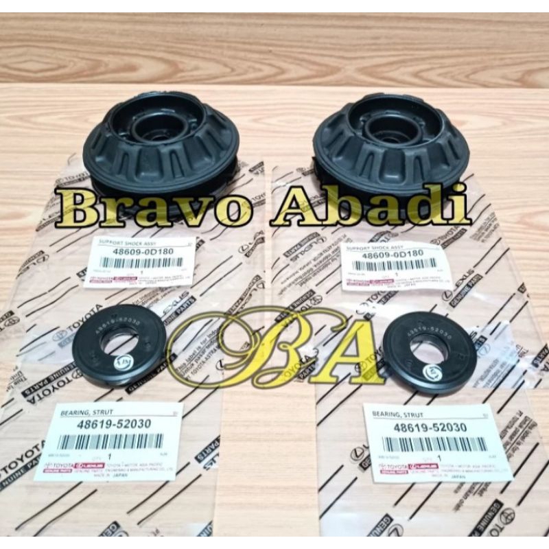 Support Shock Depan + Bearing Support All New Vios, All New Yaris , Sienta