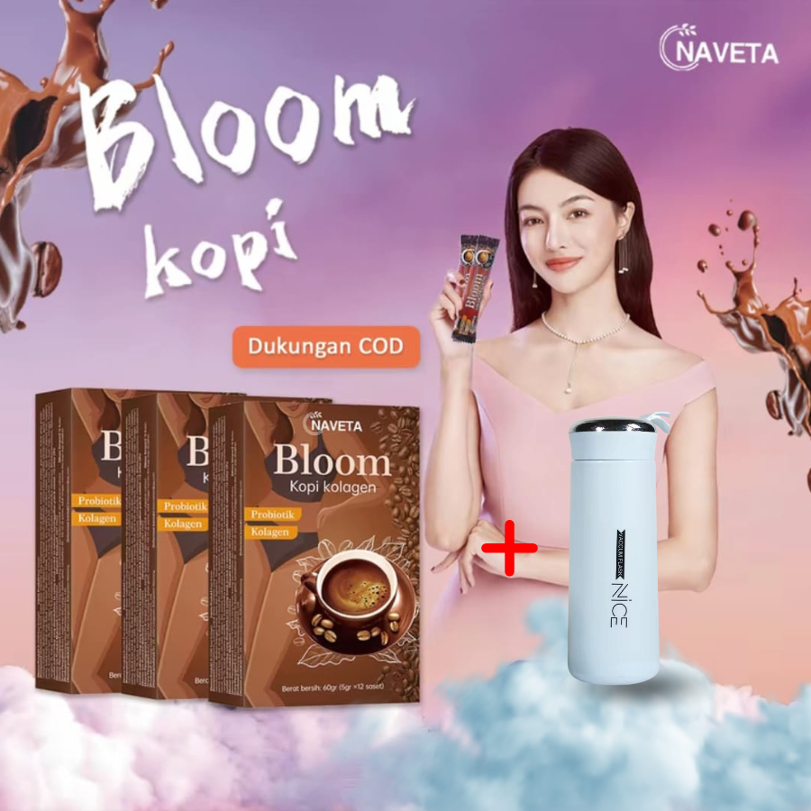 

KOPI BLOOM KOLAGEN - 1 BOX ISI 12 SASET
