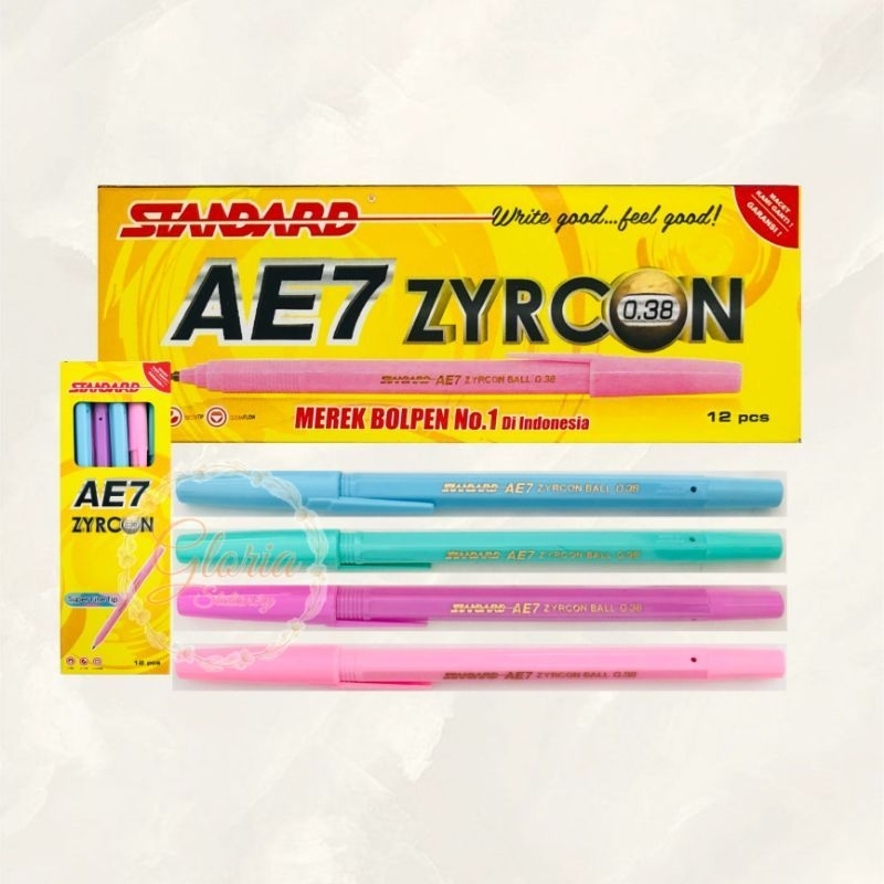 

Pulpen AE7 Zyrcon 0.3mm Standard Warna Warni Harga 1 Lusin 12pcs