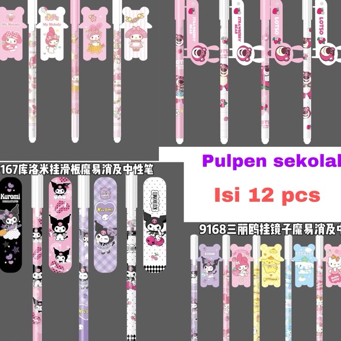 

IMPOR TERBARU 12pcs 1lusin pulpen hapus magic pulpen bisa di hapus pulpen sekolah anak bolpoin hapus bisa di hapus pulpen hitam karakter pulpen sekolah anak lucu